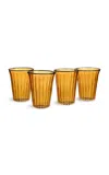 Anūt Cairo Palace Walk; Set Of 4 In Brown