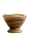 Anūt Cairo Set-of-two; Lotus Ice Cream Bowls In Brown