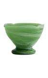 Anūt Cairo Set-of-two; Lotus Ice Cream Bowls In Green
