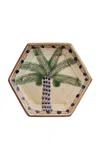 Anūt Cairo Set-of-two; Royal Palm Dessert Plates In Multi