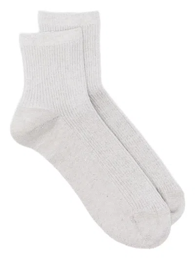 Ant45 Ankle-length Socks In Gray