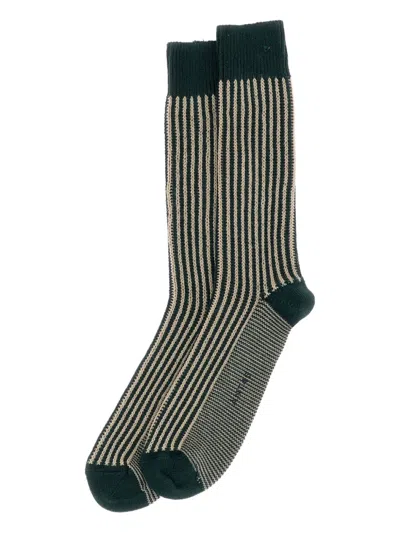 Ant45 Capri Striped Socks In Multi
