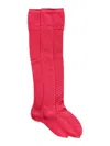 Ant45 Mesh Socks In Pink