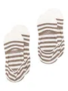 Ant45 Striped-pattern Socks (pack Of Two) In Brown