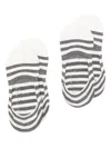 Ant45 Striped-pattern Socks (pack Of Two) In Neutral