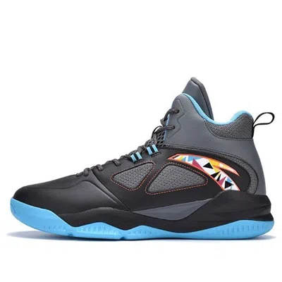 Anta Badao Basketball Sneakers 'black Blue' In Multi