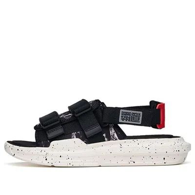 Anta Badao Sandals 'black Red White'