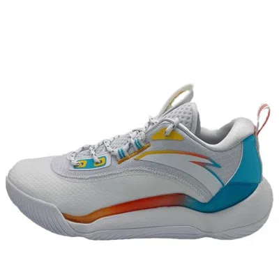 Anta Basketball Collection 'white Blue Orange' In Multi