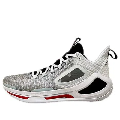 Anta Basketball Seires Sneakers 'grey Black Red' In Gray