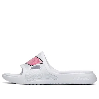 Anta Basketball Series Slides 'white Pink Yellow'