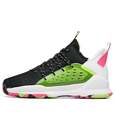 Anta Basketball Series Sneakers Low 'black Green White'