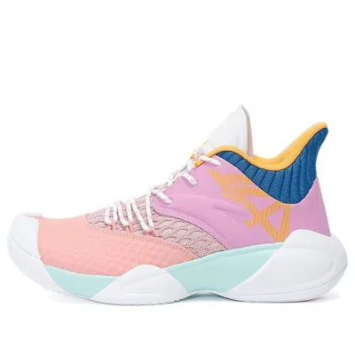 Anta Basketball Series Sneakers Mid 'pink White Blue'