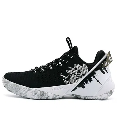 Anta Basketball Shoes 'black Grey White'