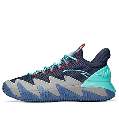 Anta Basketball Shoes 'blue Grey Red'