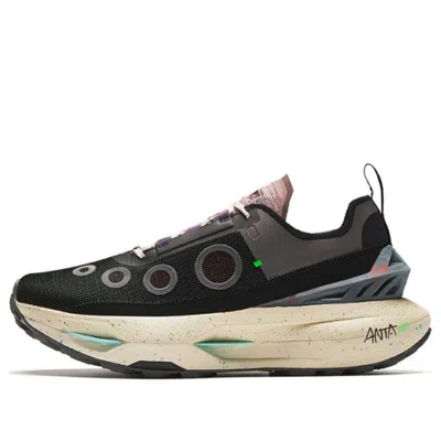 Anta Champion Collection Running Sneakers 'black Grey Pink'