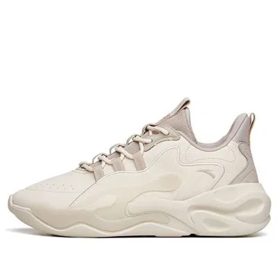 Anta Chao Bai 2.0 Leather 'beige Tan' In Neutral