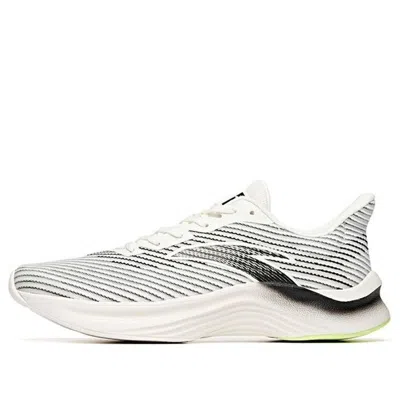 Anta Edge Running Shoes 'white Black' In Transparent