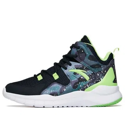 Anta (gs)  Basketball Series Sneakers High 'black Neon Green'
