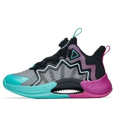 Anta (gs)  Basketball Shoes 'black Blue Purple'