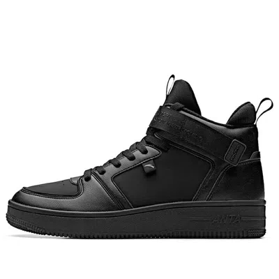 Anta High Top Skateboarding Shoes 'black'