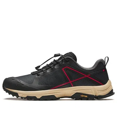 Anta Hiking Shoes 'black Red Beige' In Multi
