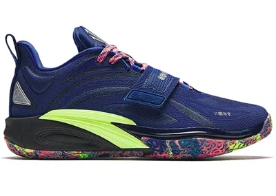 Pre-owned Anta Kai 1 Da11as Sneakers In Blue Aura/lime