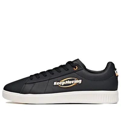 Anta Keep Moving Skateboarding Series Sneakers 'black Yellow White'