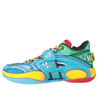 Anta Kt Splash 5 Klay Thompson 'blue Yellow'