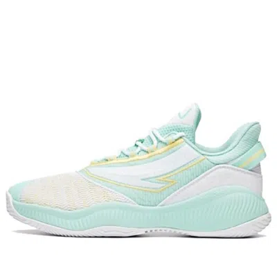 Anta Leather Basketball Shoes 'white Green Yellow'