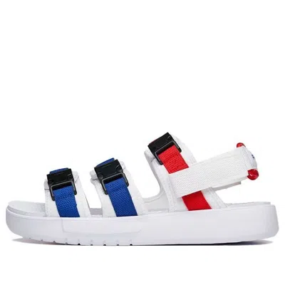 Anta Life Series Buckle Sandals 'white Red Blue'