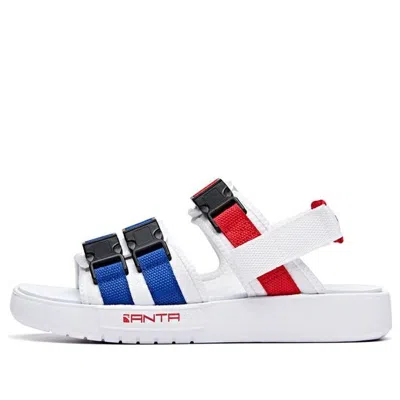 Anta Life Series Sandals 'white Blue Red'