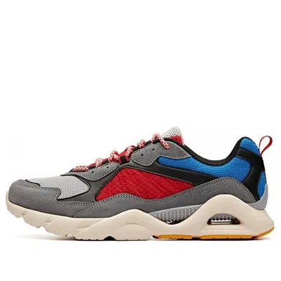 Anta Life Series Sneakers 'grey Red Blue' In Gray