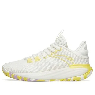 Anta Light Cement Bubble 2 Cushioned Basketball Shoes 'white Yellow'