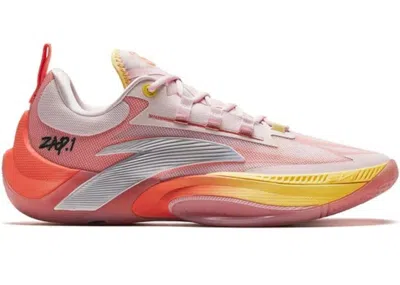 Pre-owned Anta Men's  Instant Zap 1 Sneakers In Pink/yellow