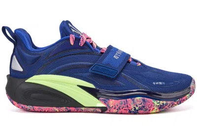 Pre-owned Anta Men's  Kai 1 Da11as Sneakers In Blue Aura/lime