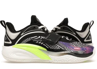 Pre-owned Anta Men's  Kai 1 Enlightened Warrior Sneakers In Black/white/purple In Multi