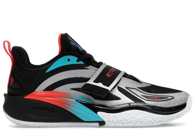 Pre-owned Anta Men's  Kai 1 Kaleidoscope Sneakers In Black/silver/blue