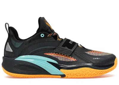 Pre-owned Anta Men's  Kai 1 Sacred Bond Sneakers In Black/teal/gold