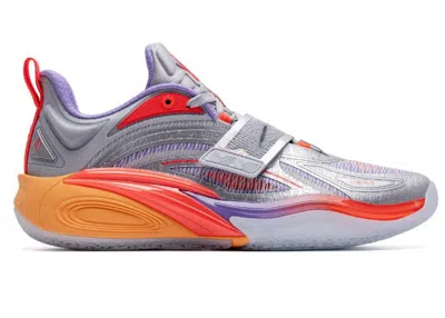 Pre-owned Anta Men's  Kai 1 Sneaker Verse Kaiverse Sneakers In Silver/orange/purple