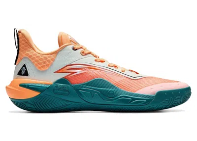 Pre-owned Anta Men's  Kai 1 Speed Aba Legends Sneakers In Peach/teal