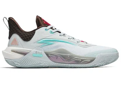 Pre-owned Anta Men's  Kai 1 Speed Fearless Heart Sneakers In Fsy Blue/light Gray/ink Brown In Multi