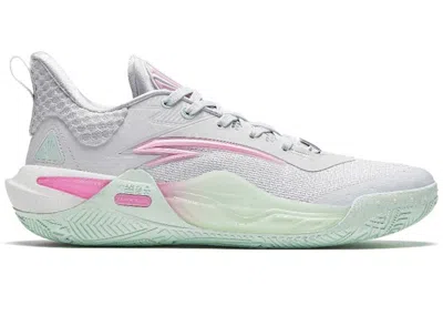 Pre-owned Anta Men's  Kai 1 Speed Hutt Lagoon Sneakers In Sand Gray/lotus Pink