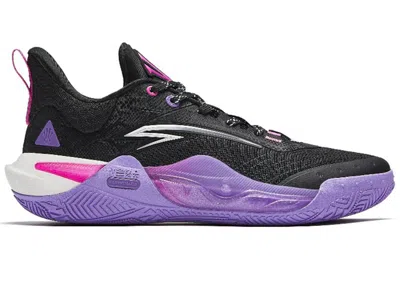 Pre-owned Anta Men's  Kai 1 Speed Midnight Purple Sneakers In Basic Black/koala Grey/purple Light