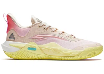 Pre-owned Anta Men's  Kai 1 Speed Ribbon Sneakers In Water Pink/smoke Brown In Multi