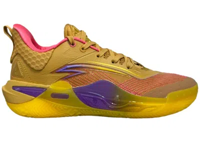 Pre-owned Anta Men's  Kai 1 Speed Young At Heart Sneakers In Gold/purple/pink