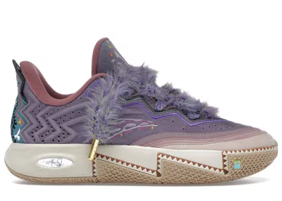 Pre-owned Anta Men's  Kai 2 Artist On Court Sneakers In Purple/cream