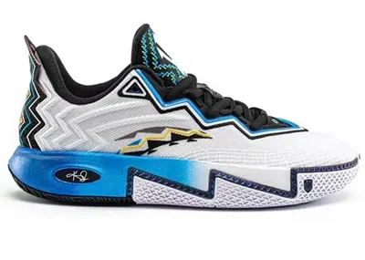 Pre-owned Anta Men's  Kai 2 Dallas Sneakers In White/black/blue In Multi