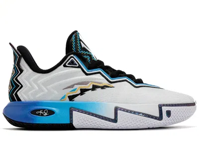 Pre-owned Anta Men's  Kai 2 Dallas Sneakers In White/black/blue In Multi