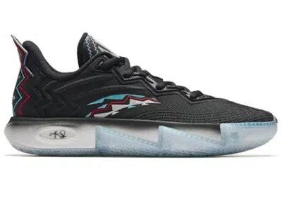 Pre-owned Anta Men's  Kai 2 Muse Sneakers In Black/blue/red In Multi
