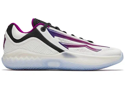Pre-owned Anta Men's  Kai 2 Speed Butterfly Waltz Sneakers In White/black/violet